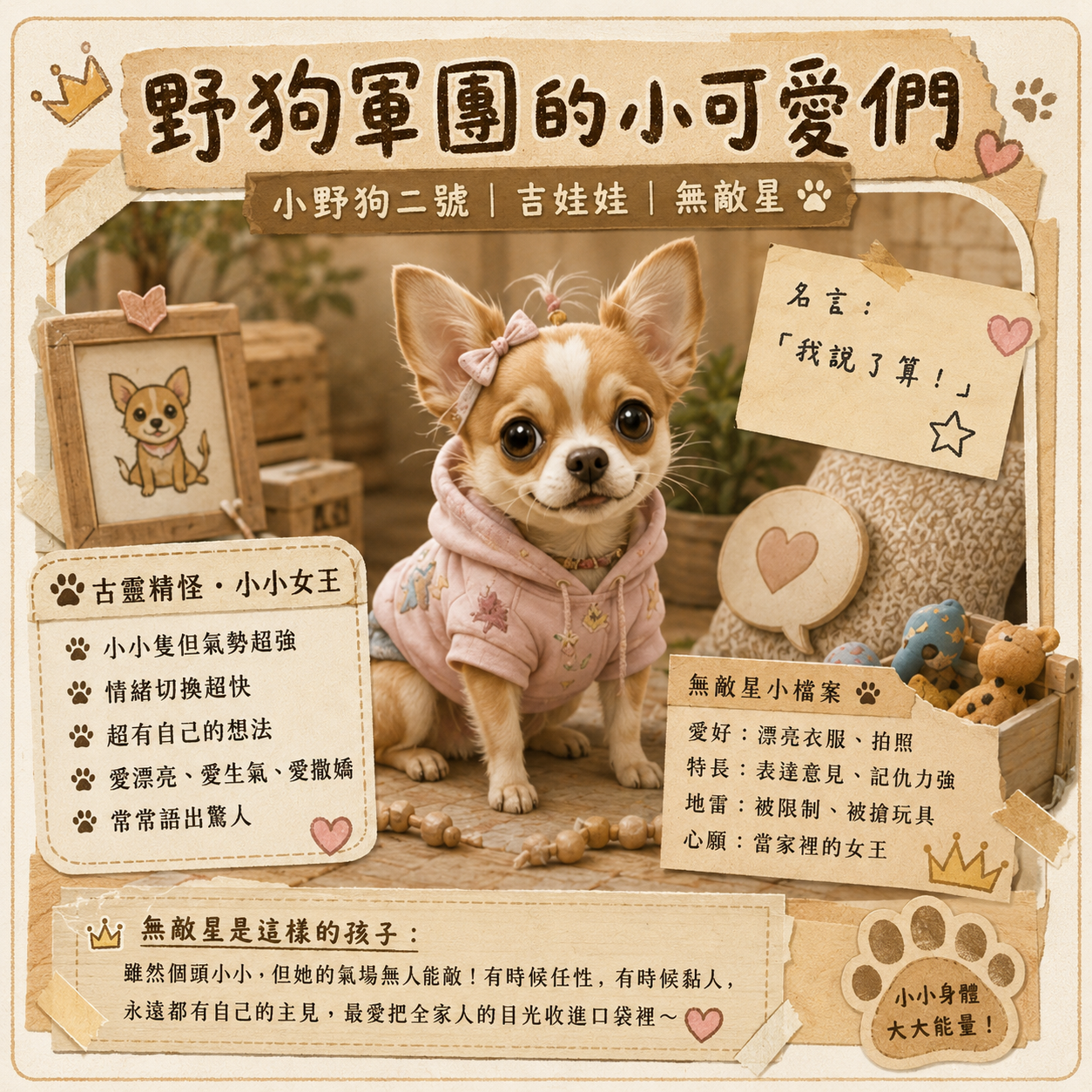 小野狗二號吉娃娃角色圖